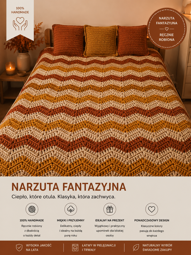 narzuta na łózko 